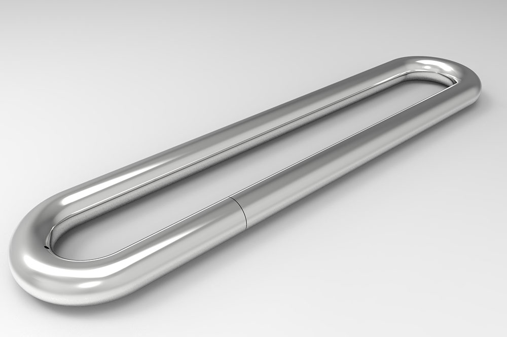 Cintrage tube rond par enroulement CN — rayon fixe